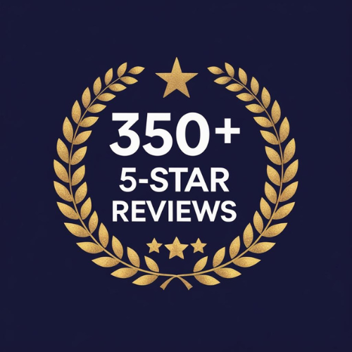350 5 Star reviews