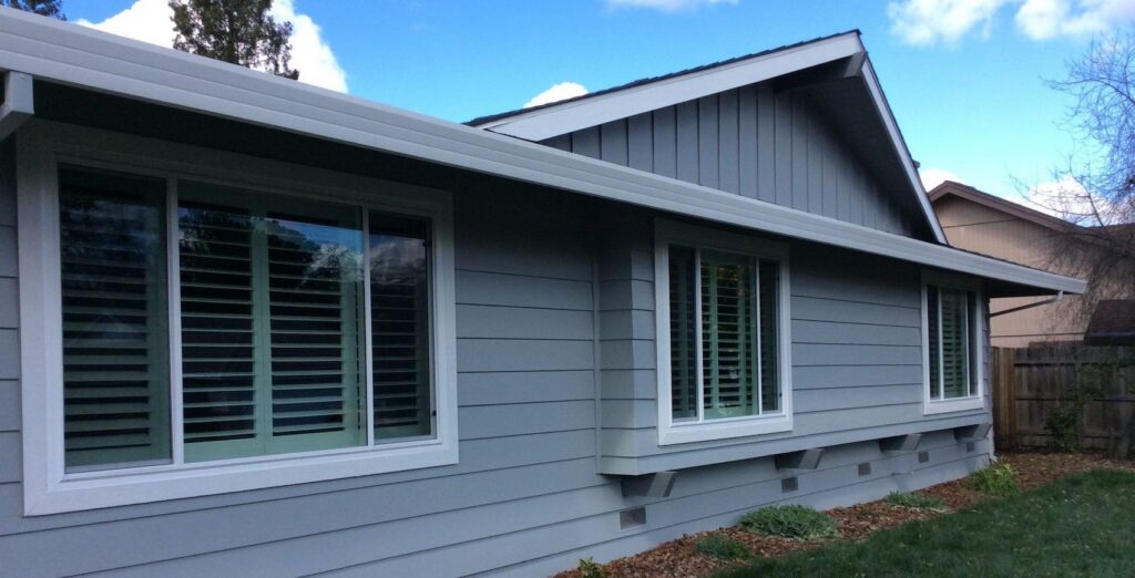 Newly installed windows.