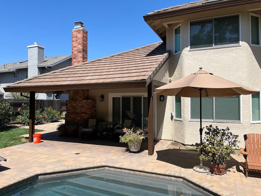 Fresh exterior paint on a Fair Oaks residence